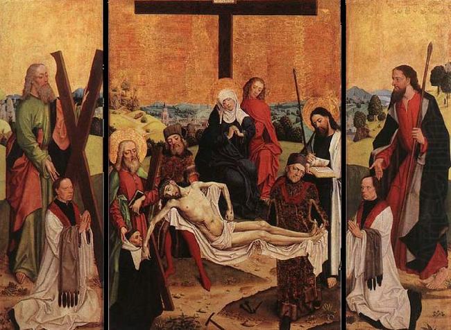 Triptych of Canon Gerhard ter Streegen de Monte, MASTER of the Life of the Virgin